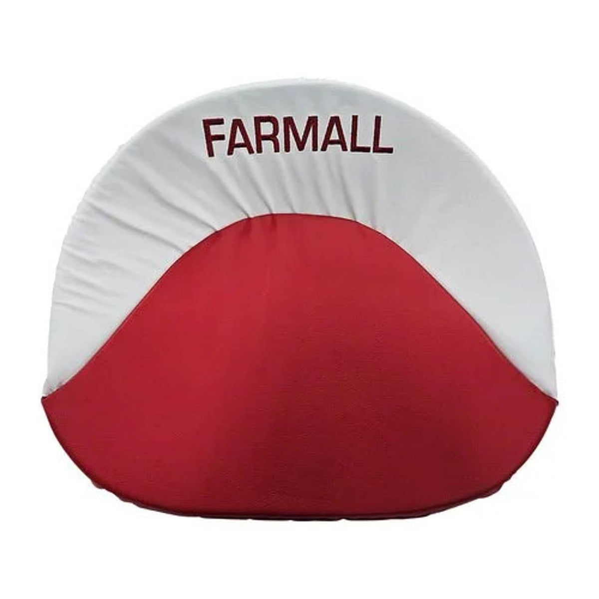 Bethesda Industrial 21" Pan Seat Cushion Drawstring Red/White fits International M 300 350 400 460