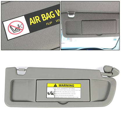 Bethesda Industrial Grey Passenger Side Right Sun Visor For 2006-2011 Honda Civic Sedan/Coupe