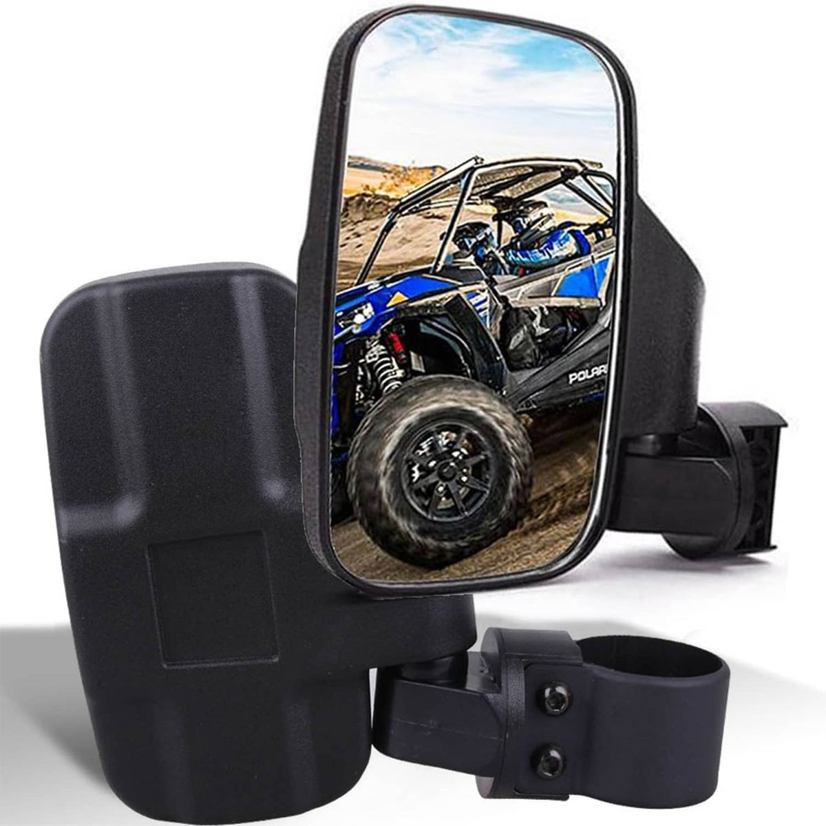 Bethesda Industrial 1.75" 2" Roll Bars UTV Side View Rear Mirrors Set For Honda Pioneer 1000 700 500