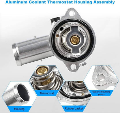 Bethesda Industrial Aluminum Upgrade Coolant Thermostat Housing For Jeep Wrangler JK 3.6L 2012- 2018