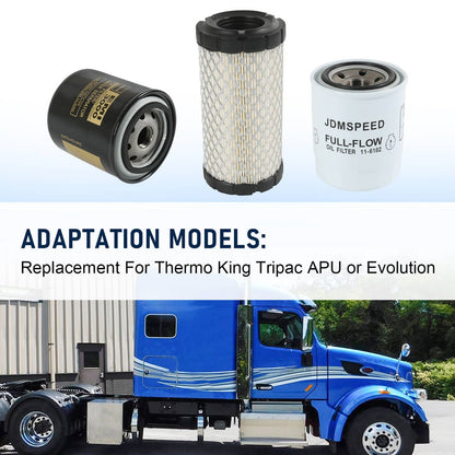 Bethesda Industrial 11-6182 11-9059 11-9342 Oil Change Set For Thermo King Tripac APU or Evolution