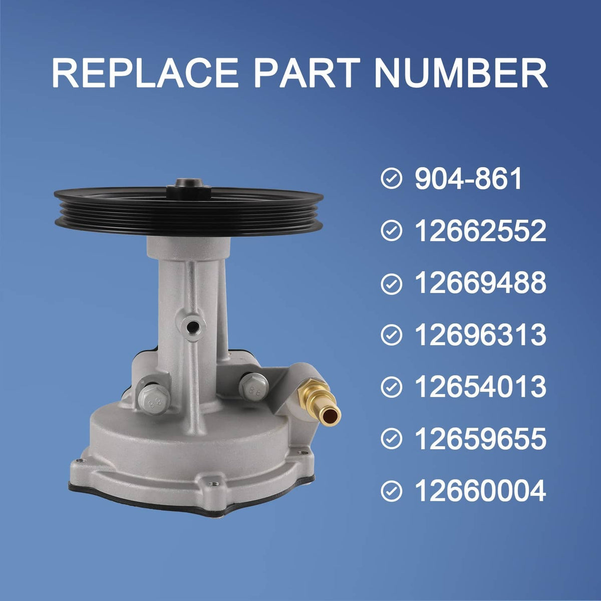Bethesda Industrial Vacuum Pump 12696313 For 2014-20 Silverado Sierra Suburban Tahoe Yukon Escalade