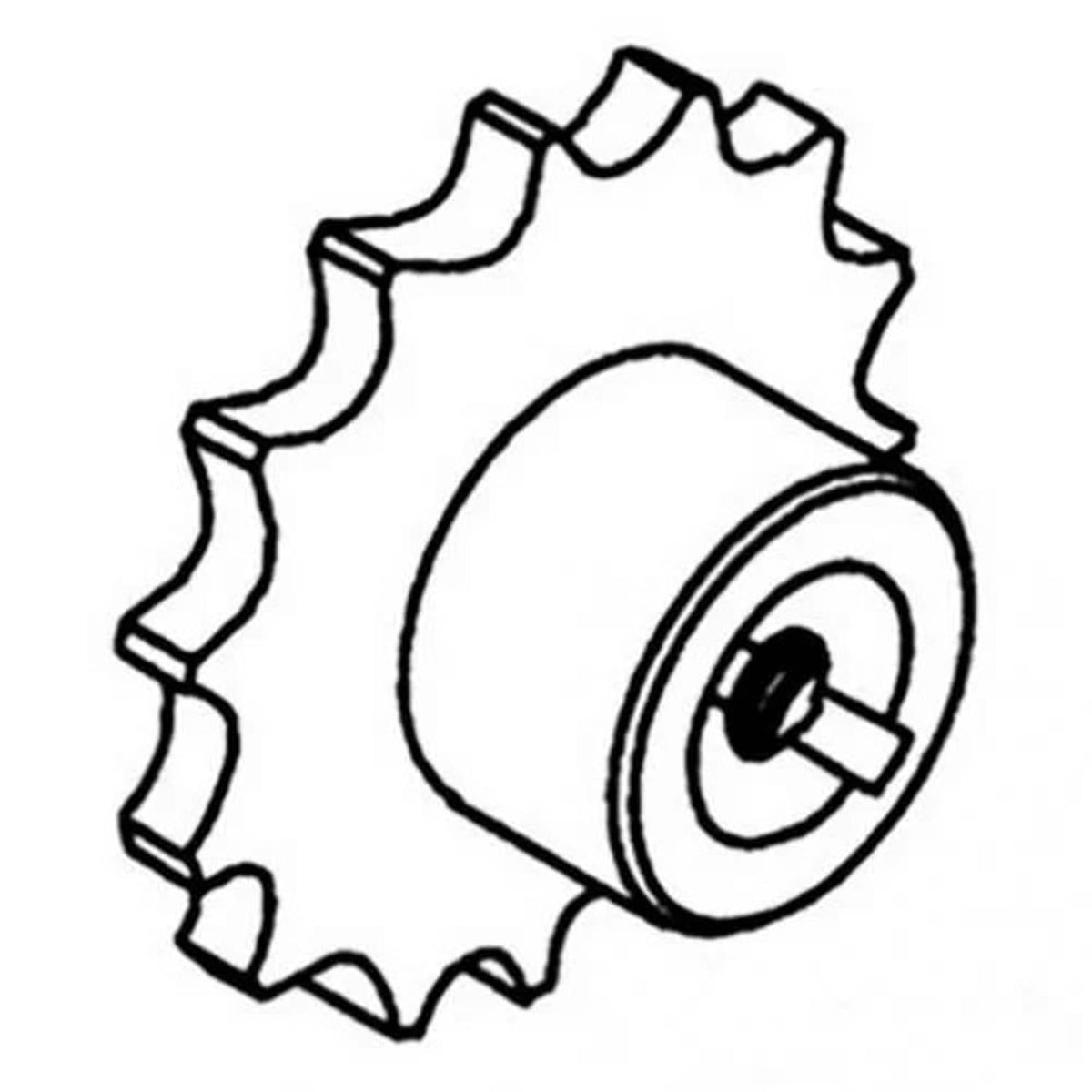 Bethesda Industrial Straw Walker And Shoe Drive Sprocket fits John Deere 6600 6601 6602 7700 AH84243