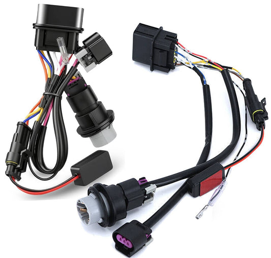Bethesda Industrial 2x Projector Headlights Conversion Wire Harness For 13-18 Ram 1500 2500 3500 6.7