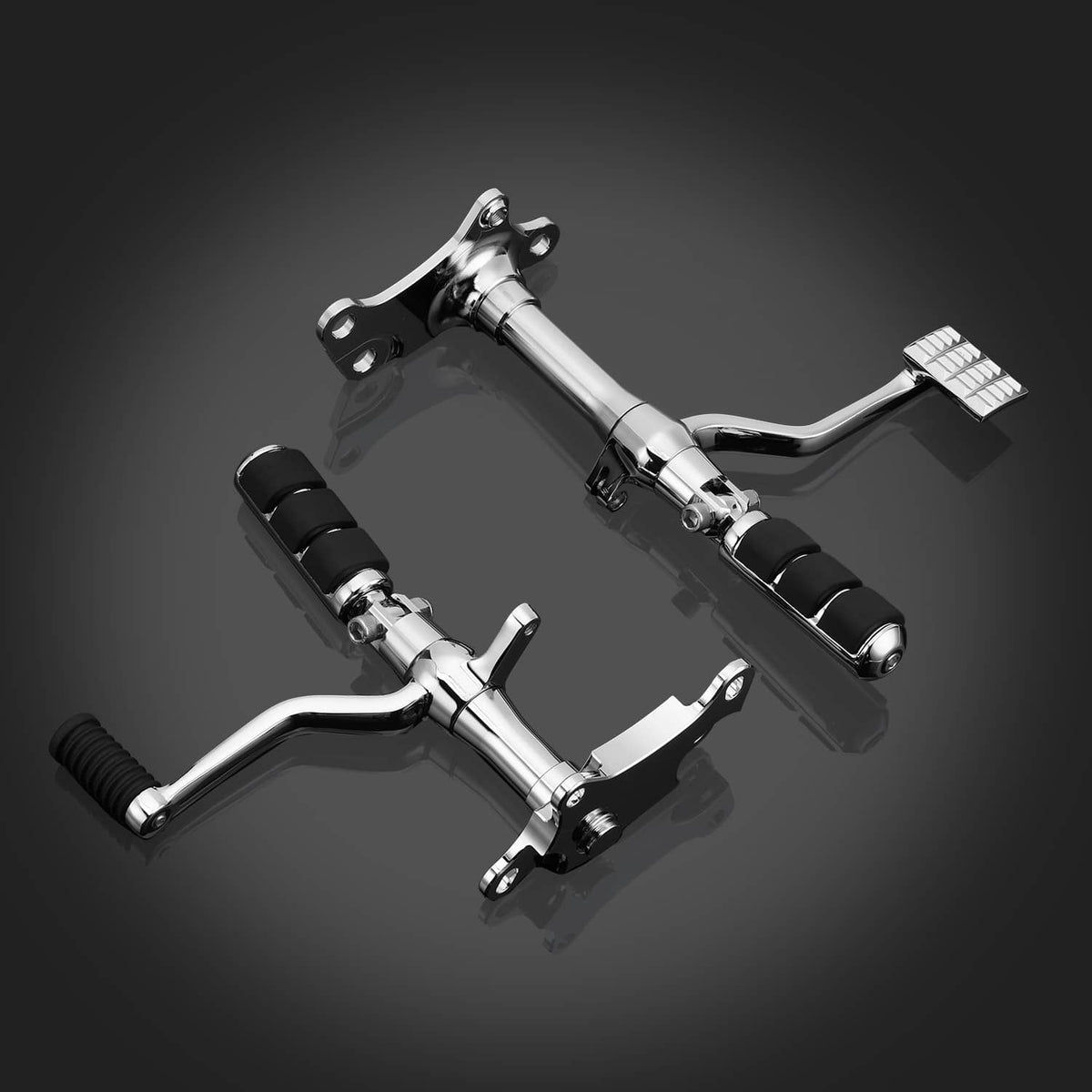 Bethesda Industrial Forward Controls Pegs Levers Linkage Kit For Harley Sportster 883 1200 91-03