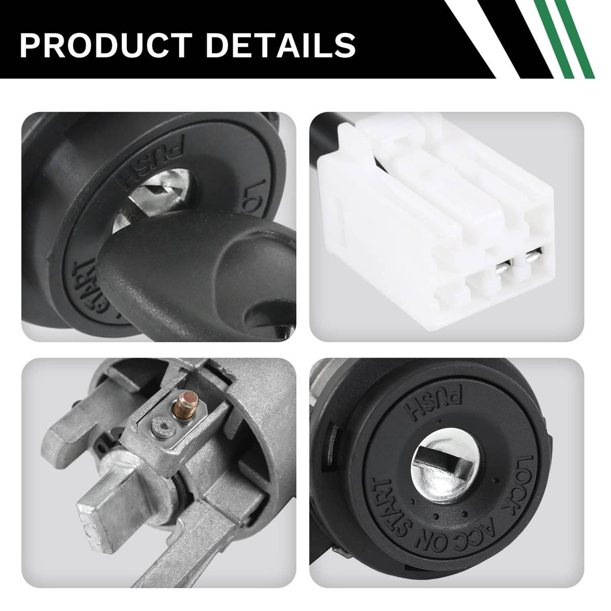 Bethesda Industrial For Hyundai Accent 1.6L 2012-2017 Ignition Lock Cylinder with 2 Keys 81900-1RJ00
