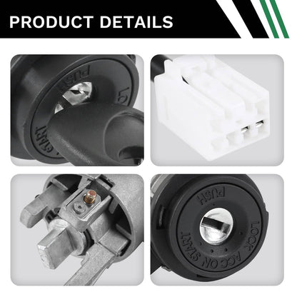 Bethesda Industrial For Hyundai Accent 1.6L 2012-2017 Ignition Lock Cylinder with 2 Keys 81900-1RJ00