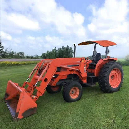 Bethesda Industrial Red Rooster® Tractor & Mower Sun Shade Canopy - ROPS MT - 48"x52" - Orange