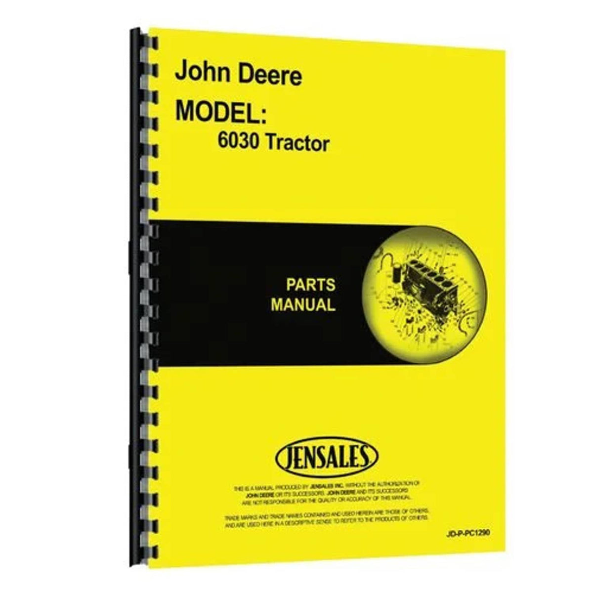 Bethesda Industrial Parts Manual fits John Deere 6030