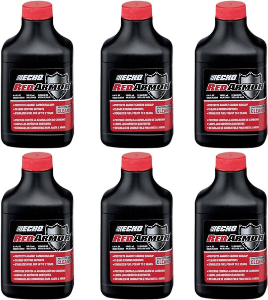 Bethesda Industrial (6) Genuine OEM ECHO Red Armor 2 Cycle Oil 2.5 Gallon Mix 50:1 6550025 6.4oz