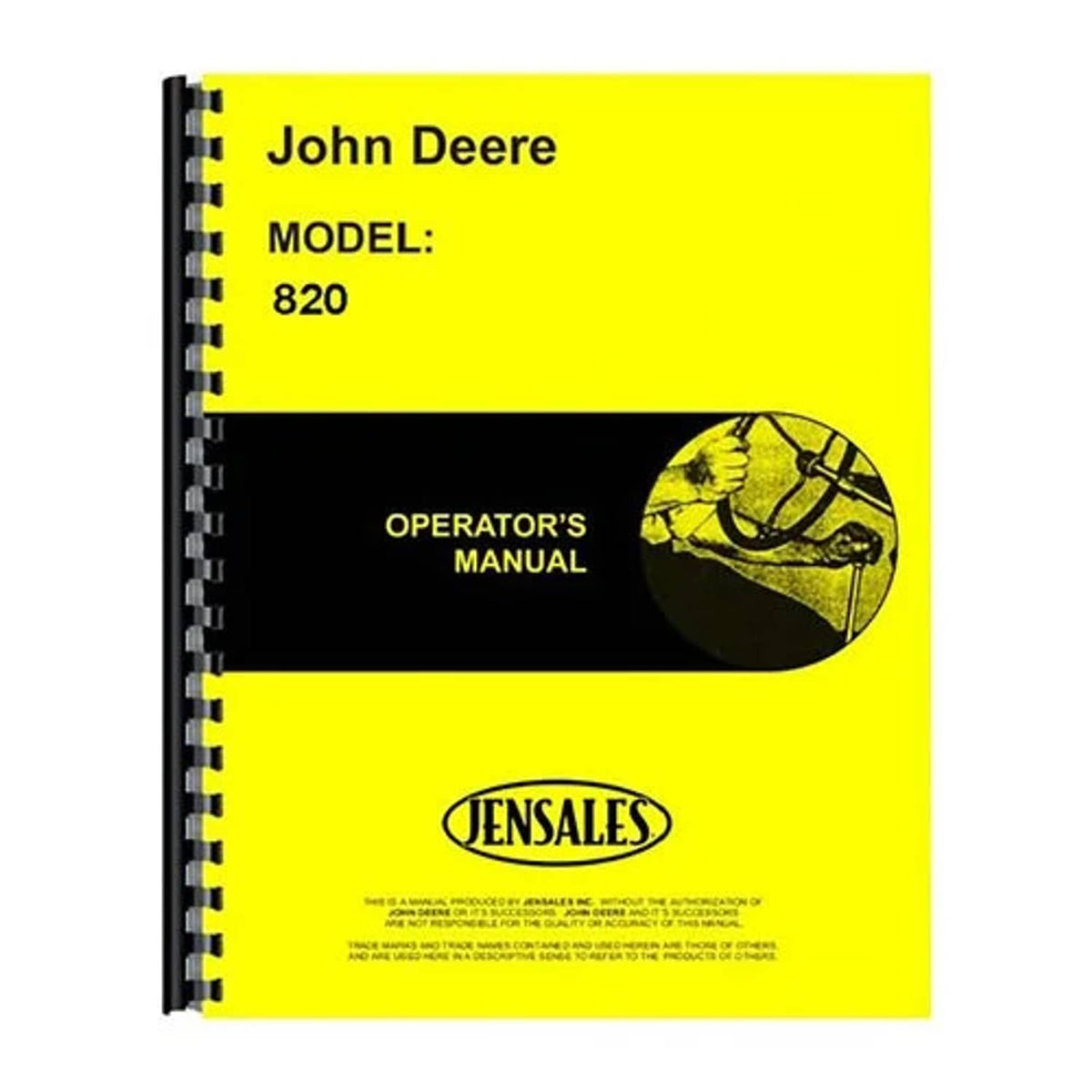 Bethesda Industrial Operator's Manual fits John Deere 820