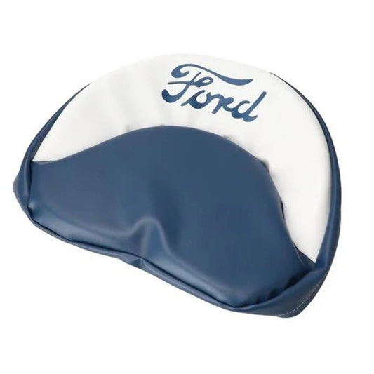 Bethesda Industrial Tie-On Seat Cover with Logo Blue and White fits Ford NAA 2N 8N 9N 600 800 900