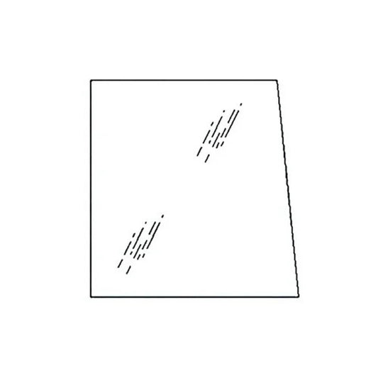 Bethesda Industrial Cab Glass - Upper Knee Right Hand fits Case 570LXT 580L 580 Super L 107230A1