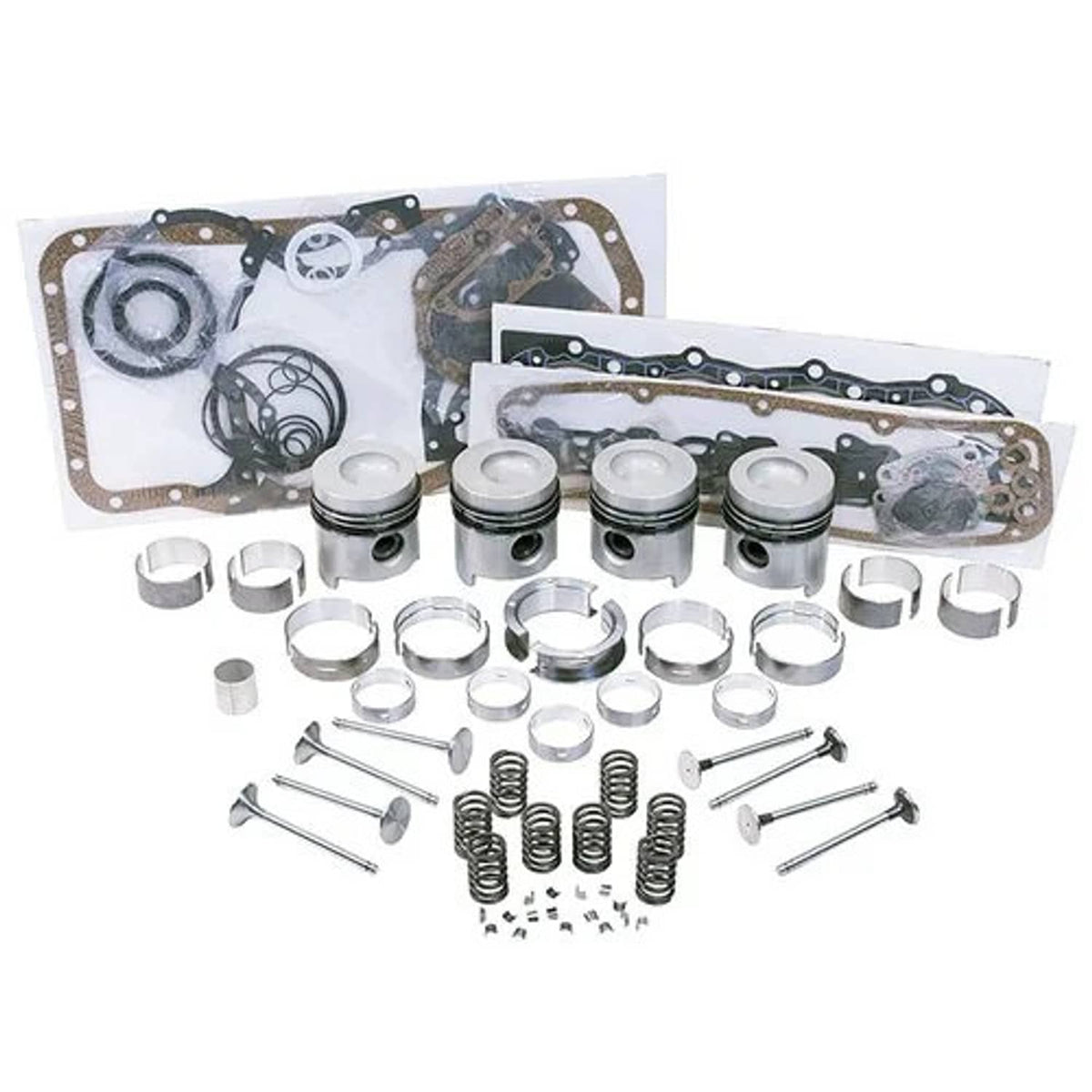 Bethesda Industrial Engine Rebuild Kit with Valve Train - Less Bearings fits New Holland fits Ford