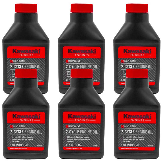 Bethesda Industrial 6PK Genuine OEM Kawasaki Engine Motor Oil 5.2oz 2-Cycle Mix 2 Gallon 99969-6083