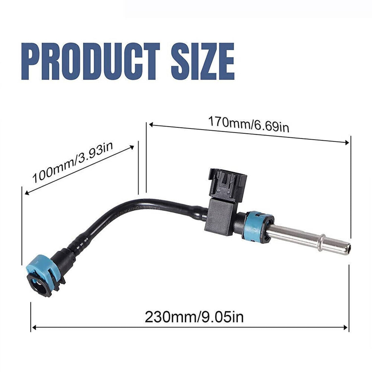 Bethesda Industrial Fuel Pressure Sensor Tube ABS Compatible For Dodge Ram 2014-2021 1500 5.7L V8