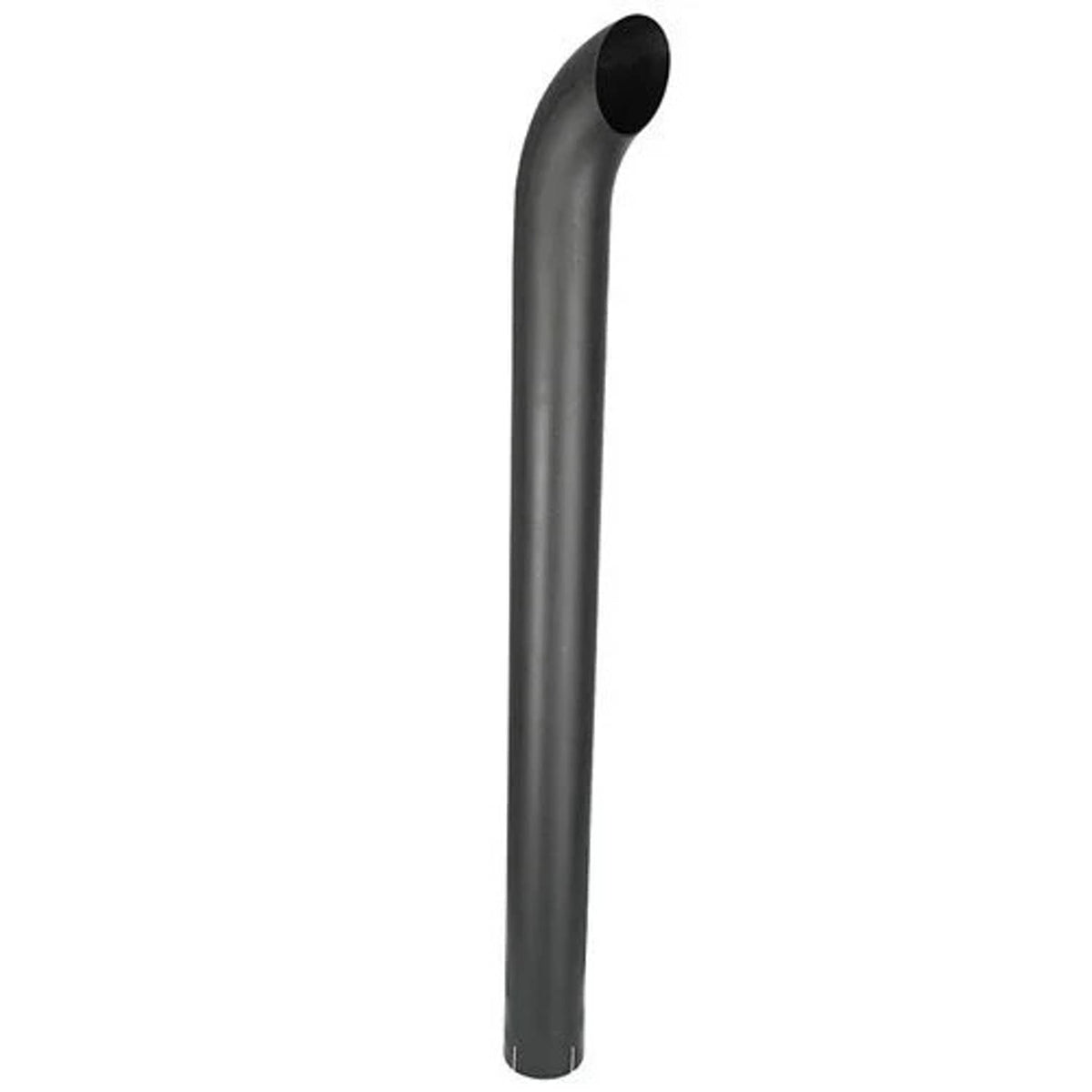 Bethesda Industrial Exhaust Stack - 4" x 48" Curved Black