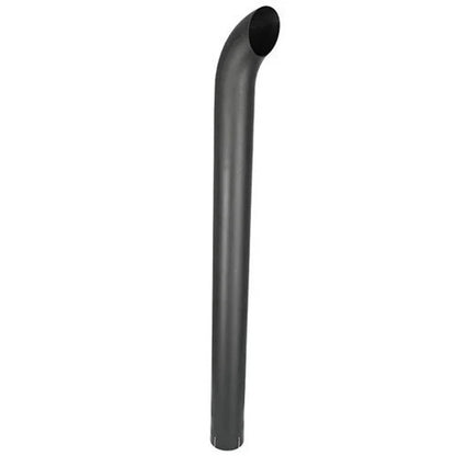 Bethesda Industrial Exhaust Stack - 4" x 48" Curved Black