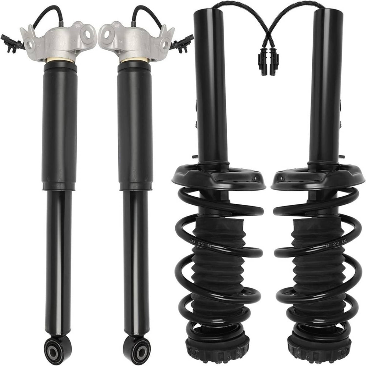 Bethesda Industrial 4Pcs Front & Rear Shocks Strut Assys w/Electric for 2013-2019 Cadillac XTS
