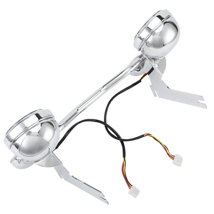 Bethesda Industrial Fit For Harley 1994-2013 Road King 4.5" LED Spot Passing Lights Turn Signals Bar