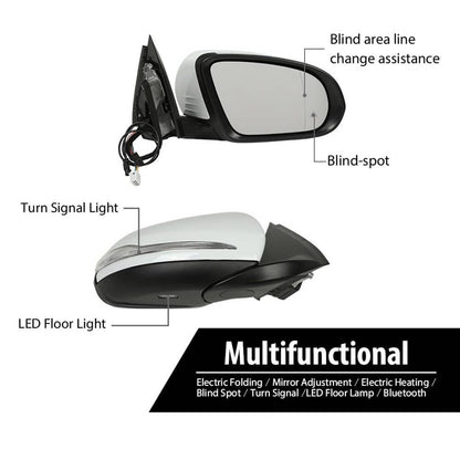 Bethesda Industrial Right Side Mirror Heated Blind Spot Fits For 2016-2021 GLC Class GLC300 Mercedes