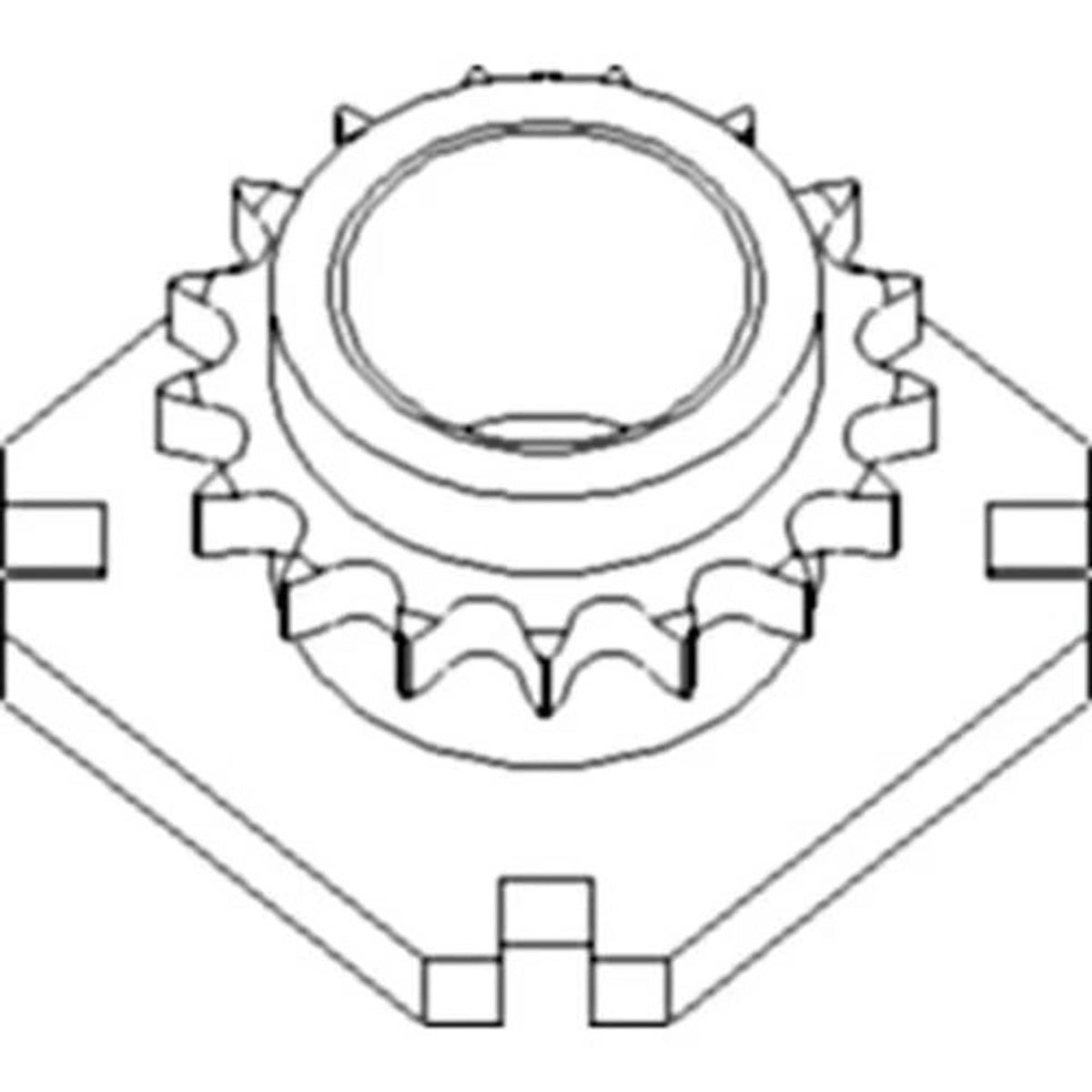 Bethesda Industrial Drive Sprocket Cornhead fits John Deere 693 694 893 894 1290 1291 1293 AH143227