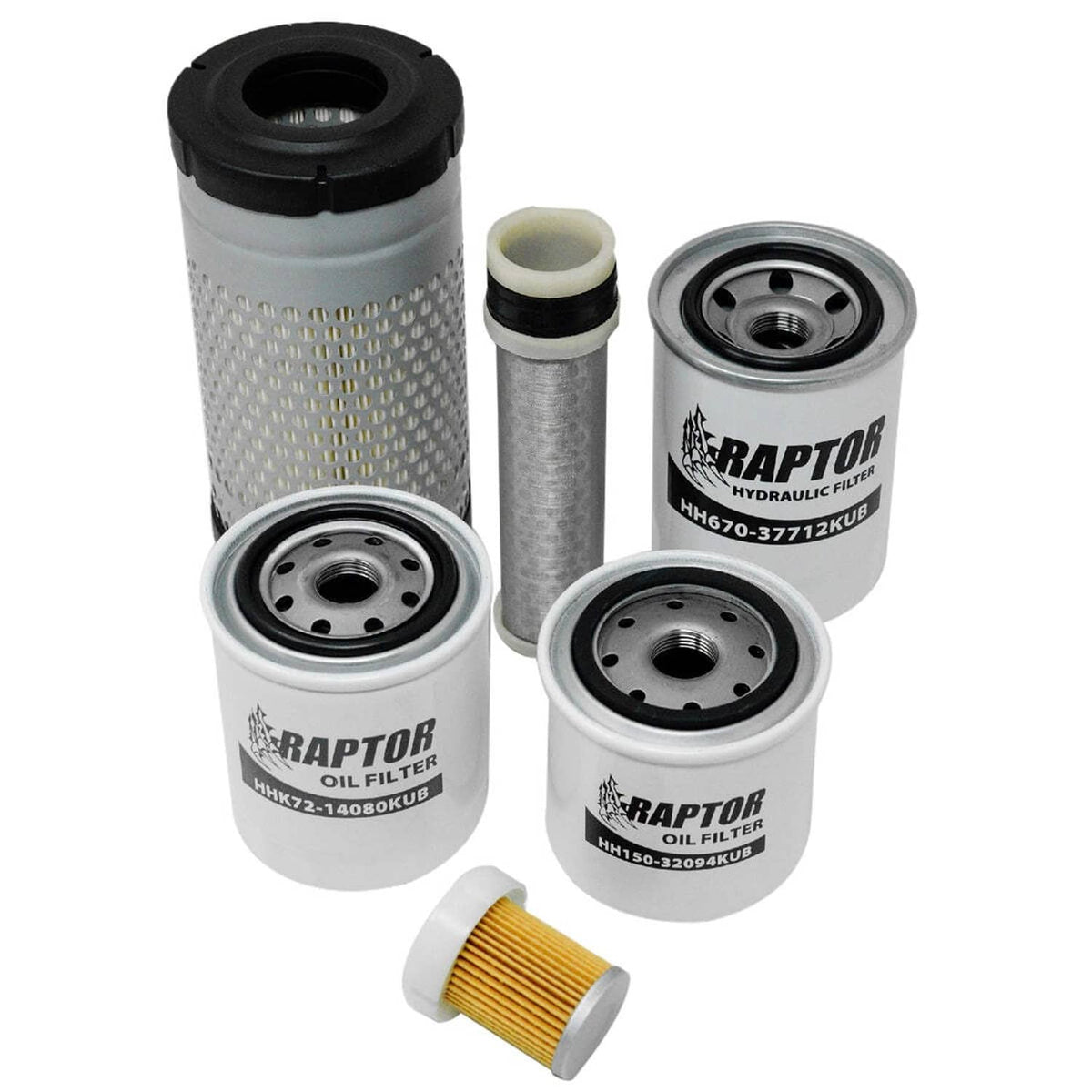 Bethesda Industrial Maintenance Filter Kit for Kubota LX2610HSD 6C060-99414 6C060-99410 32721-58242