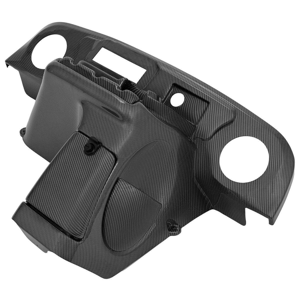 Bethesda Industrial Carbon Fiber Style Dash Dashboard W/ Radio Speaker Cutout For EZGO TXT 96-13