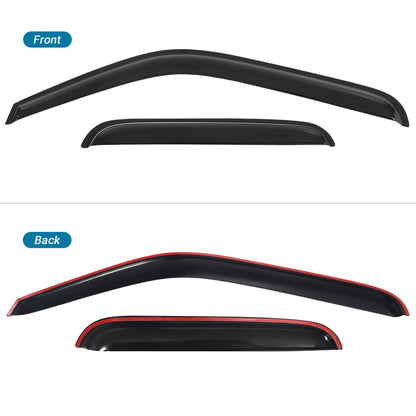 Bethesda Industrial Window Visors Rain Sun Guard for 99-06 Chevy Silverado GMC Sierra Extended Cab