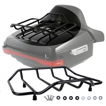 Bethesda Industrial Motorcycle Luggage Rack Trunk Pack Fit For Harley Touring Street Road Glide