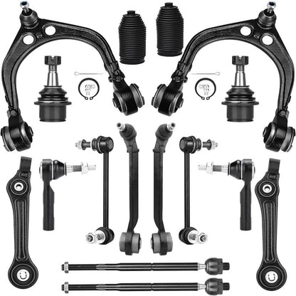 Bethesda Industrial 16Pcs Suspension Front Control Arm Kit for 2011-19 Dodge Charger Challenger 300