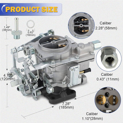 Bethesda Industrial 2 Barrel Carburetor Carb For 1986-1988 Suzuki Samurai 1.3L Engine Model Toy-250