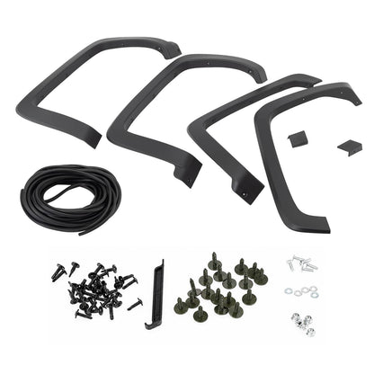 Bethesda Industrial 4x Fender Flares for Chevrolet Silverado 1500 2500HD 3500HD Front & Rear Side