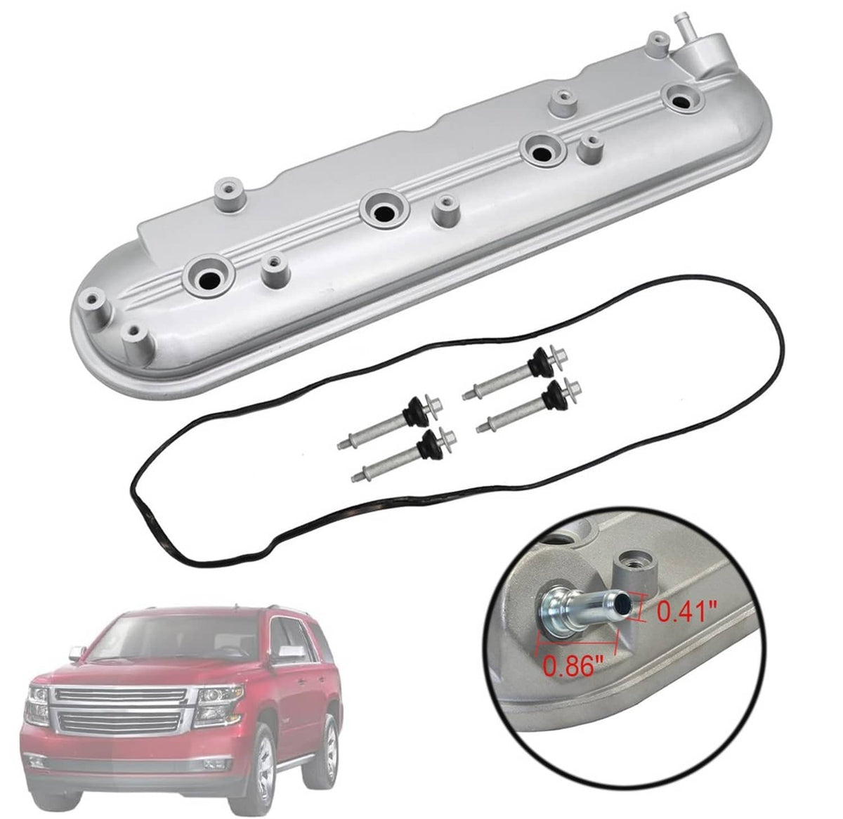Bethesda Industrial Left Driver Side Valve Cover 12570427 For Cadillac 1999-2008 Chevy GMC Pontiac