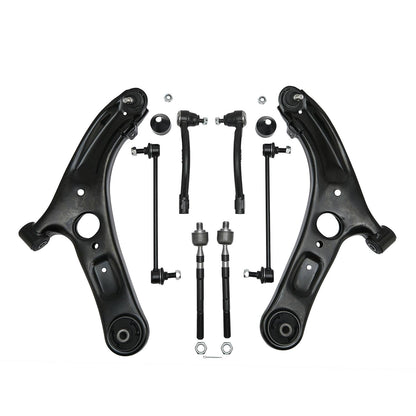 Bethesda Industrial For 2013-2016 Hyundai Elantra Front Control Arm Ball Joint Tie Rod Sway Link Kit