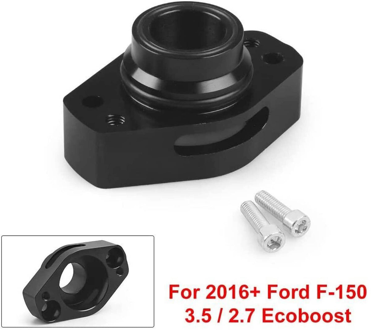 Bethesda Industrial Turbo Blow Off Valve Adapter BOV For 2016+ Ford F-150 2.7L 3.5L Ecoboost