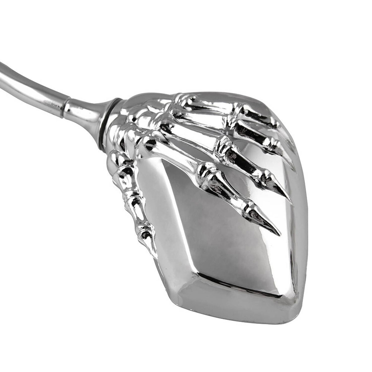 Bethesda Industrial Chrome Motorcycle Skull Skeleton Hand Rearview Mirrors For Honda Shadow 750 Aero