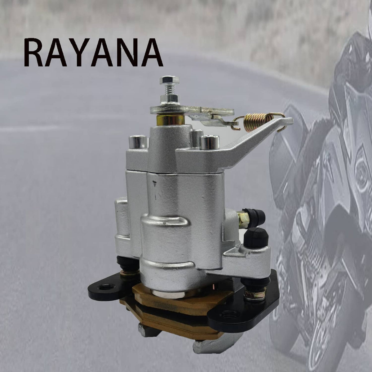 Bethesda Industrial US Rear Brake Caliper W/Pads for Yamaha Rhino 450 YXR450 4X4 2006 2007 2008 2009