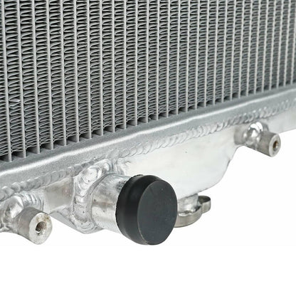 Bethesda Industrial 2 Row Aluminum 40mm Core Racing Radiator Bolt On For 1990-97 Mazda Miata MX5 MT