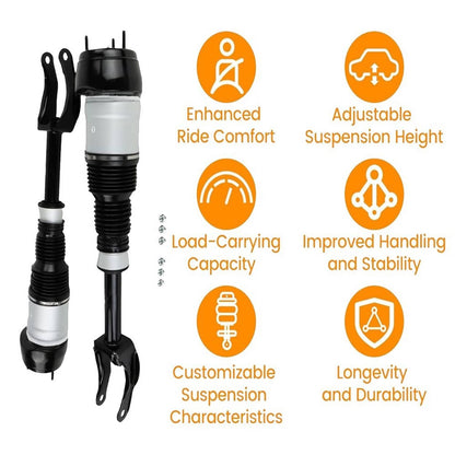 Bethesda Industrial 2Pcs Front Air Suspension Shock Struts w/ADS For Mercedes W166 X166 GL450 GLS550