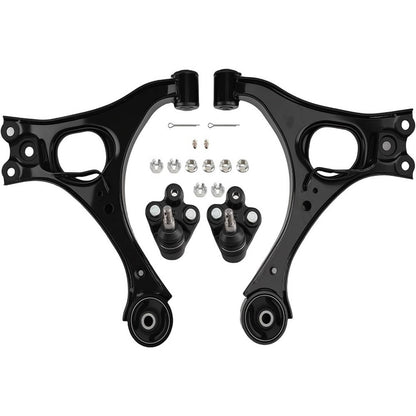 Bethesda Industrial Blcak Front Lower Control Arms & Ball Joints for 2006-2011 Honda Civic Acura CSX