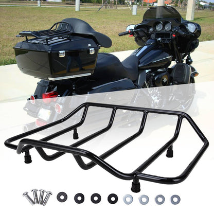 Bethesda Industrial Motorcycle Luggage Rack Trunk Pack Fit For Harley Touring Street Road Glide