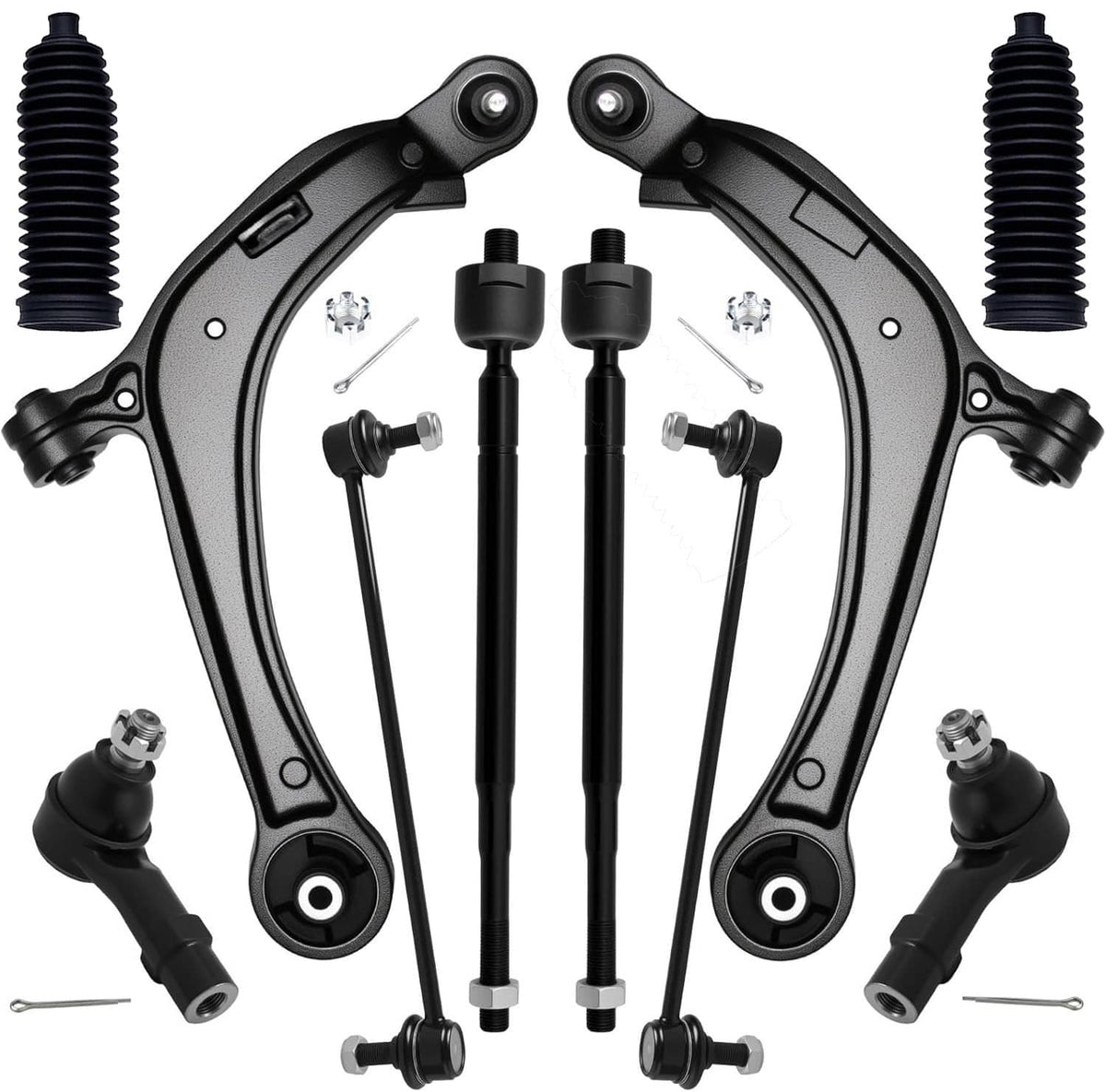 Bethesda Industrial For 2011-2017 Honda Odyssey Front Lower Control Arm Tie Rod End Suspension Kit