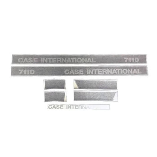 Bethesda Industrial Hood/Cab Stripes Decal Set - Vinyl fits Case IH 7110
