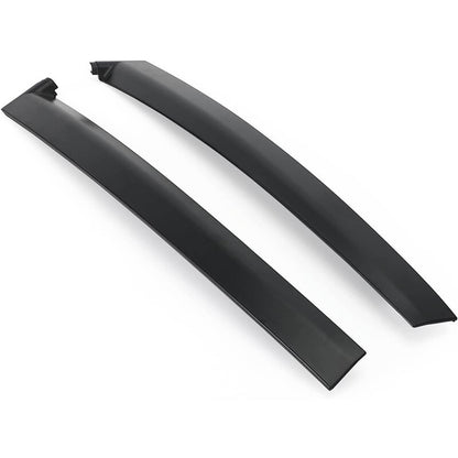 Bethesda Industrial Left & Right Side Window Molding Door Sash Trim For 1992-1995 Honda Civic Black