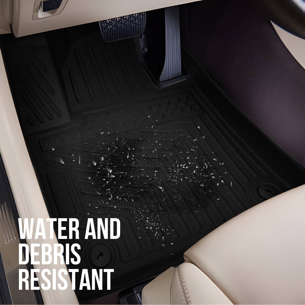 Bethesda Industrial 4X All Weather Floor Mats with Cargo Liner for 2021-2023 Hyundai Santa Fe 5 Seat