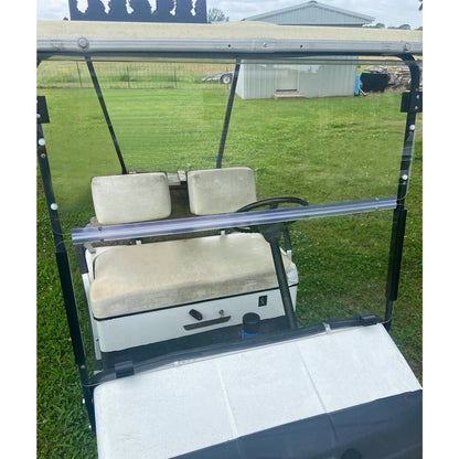 Bethesda Industrial Golf Cart Folding Clear Windshield For EZGO Marathon 1986-1994.5