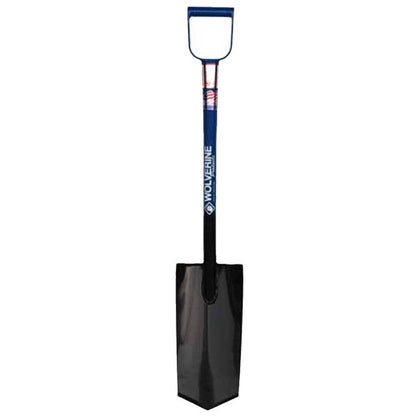 Bethesda Industrial 2PK 26" Wolverine DH15DP All Steel D Handle Spade Shovel 15” Diamond Point Blade