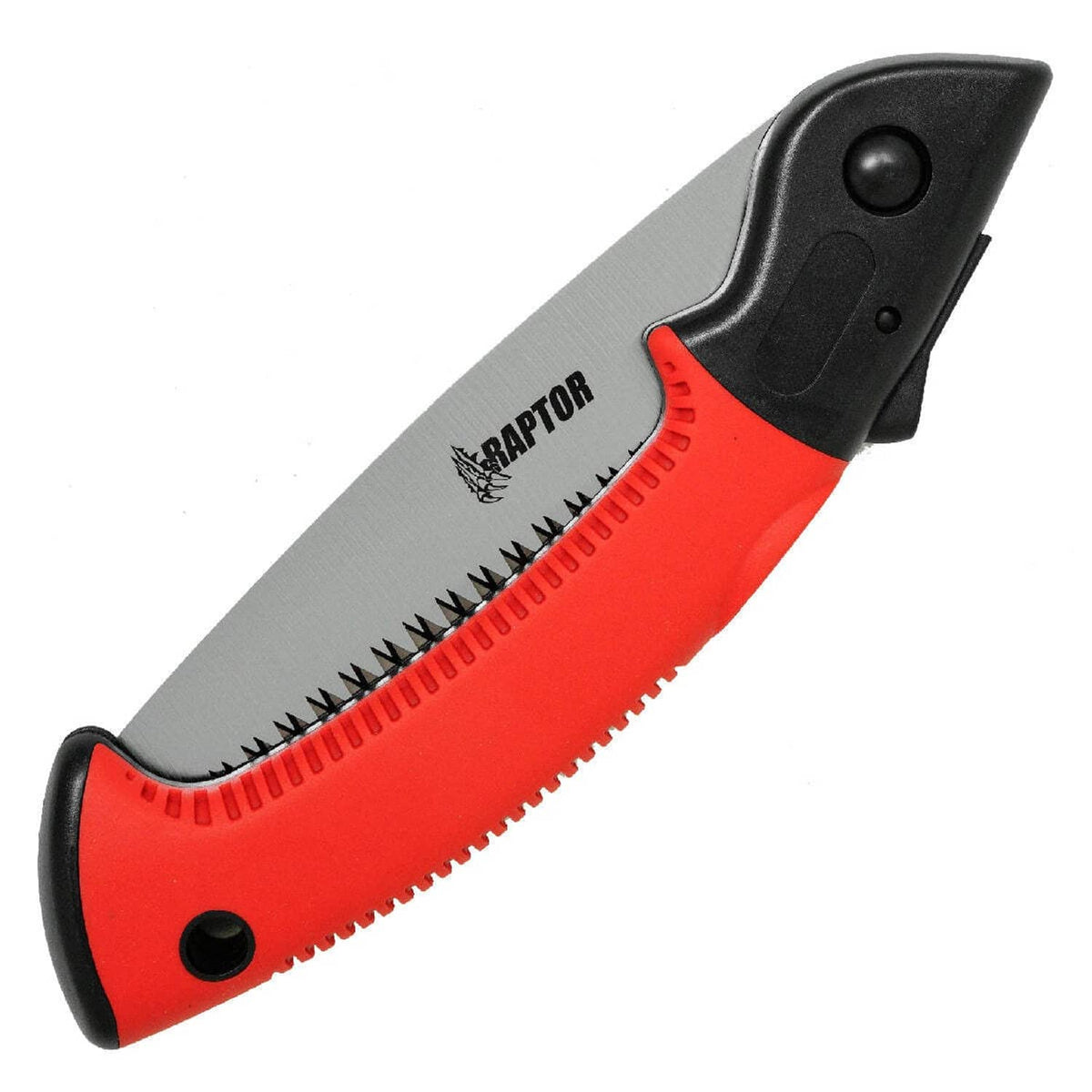Bethesda Industrial Raptor 7-inch Folding Pruning Saw with Switch 4 Section 7T Triple Bevel Teeth