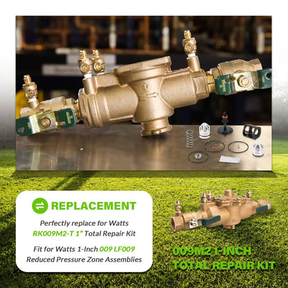 Bethesda Industrial 0887793 887793 RK 009M2-T Replace for Watts 009M2 1" Total Repair Kit for LF009